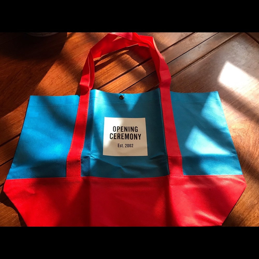 Opening Ceremony vintage logo 2 tone bag